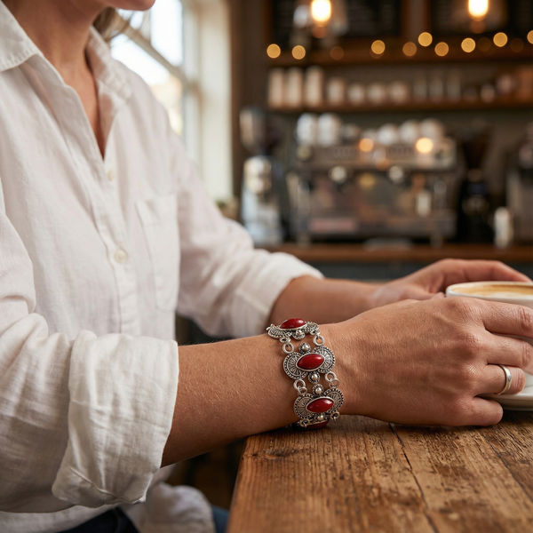 Desert Bloom Turquoise Bracelet