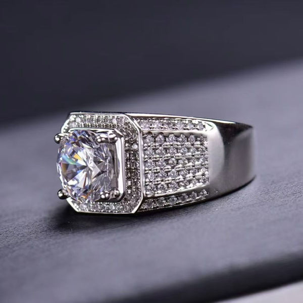 Men's diamond ring