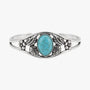 Turquoise Floral Cuff Bracelet