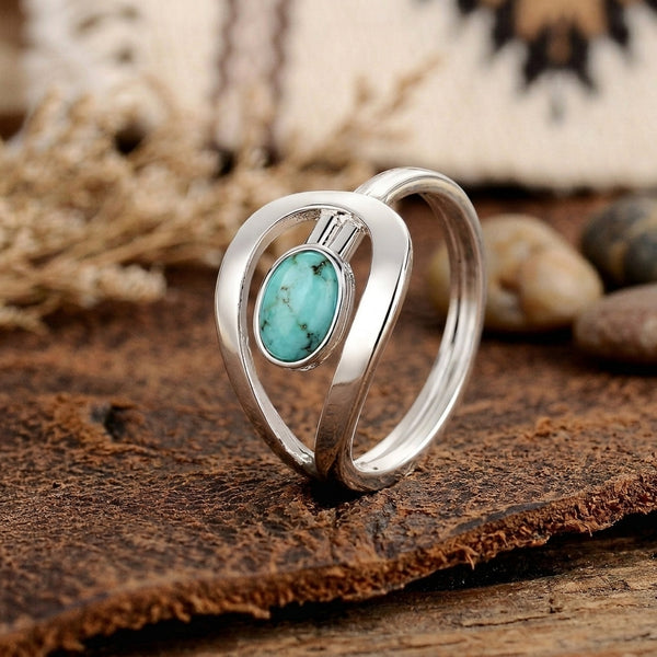 Oval Turquoise Ring