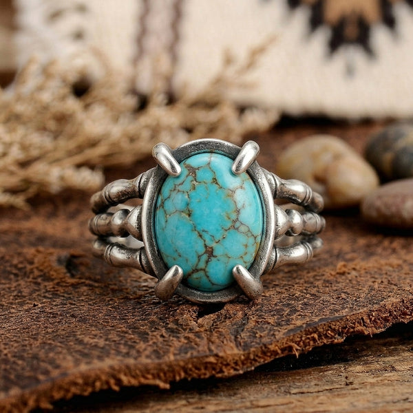 Turquoise Solitaire Ring