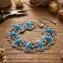 Desert Bloom Turquoise Bracelet