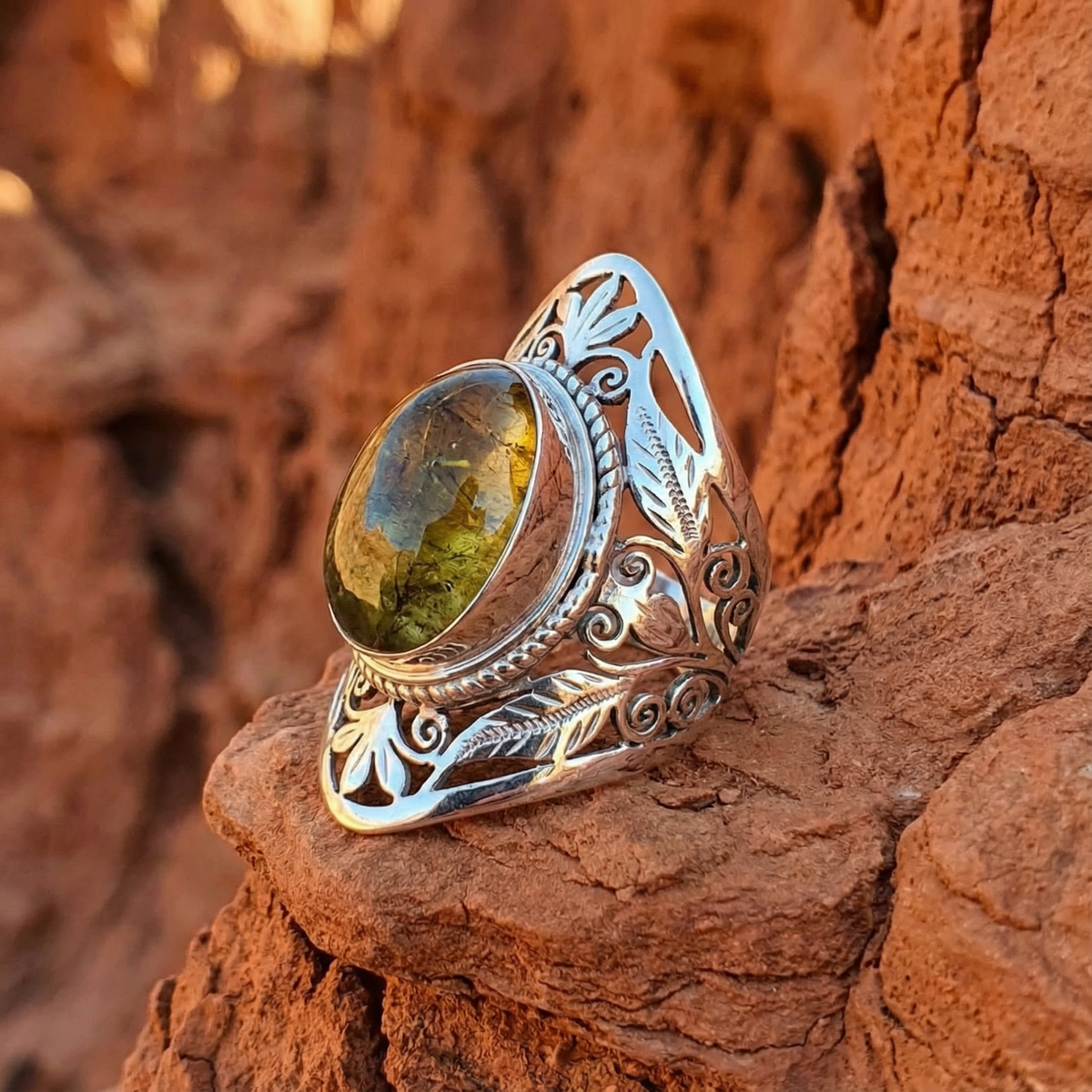 Canyon Breeze Butterfly Ring
