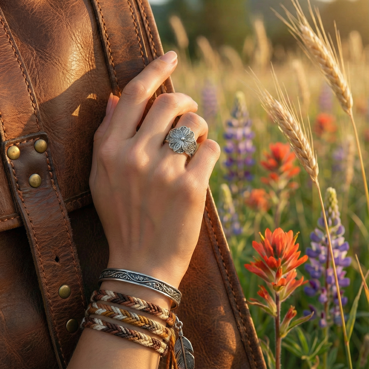 Wild Bloom Vintage Ring