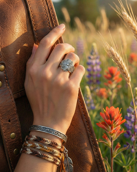Wild Bloom Vintage Ring