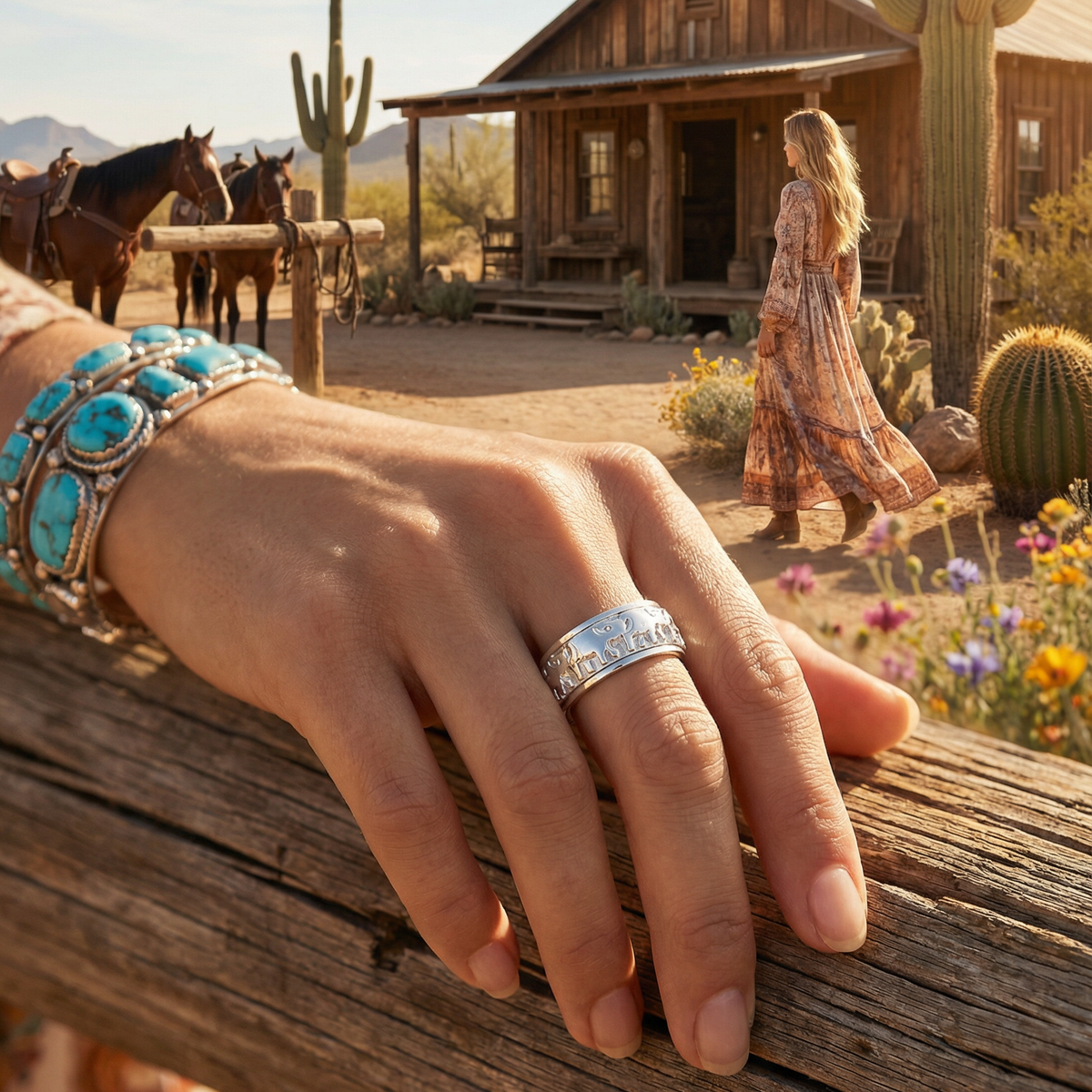 Filigree Openwork Carving Ring