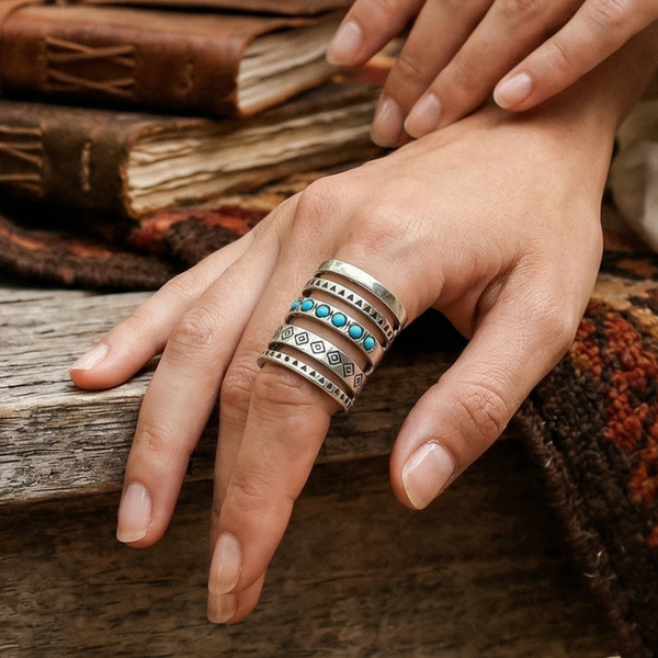 Turquoise Fidget Ring