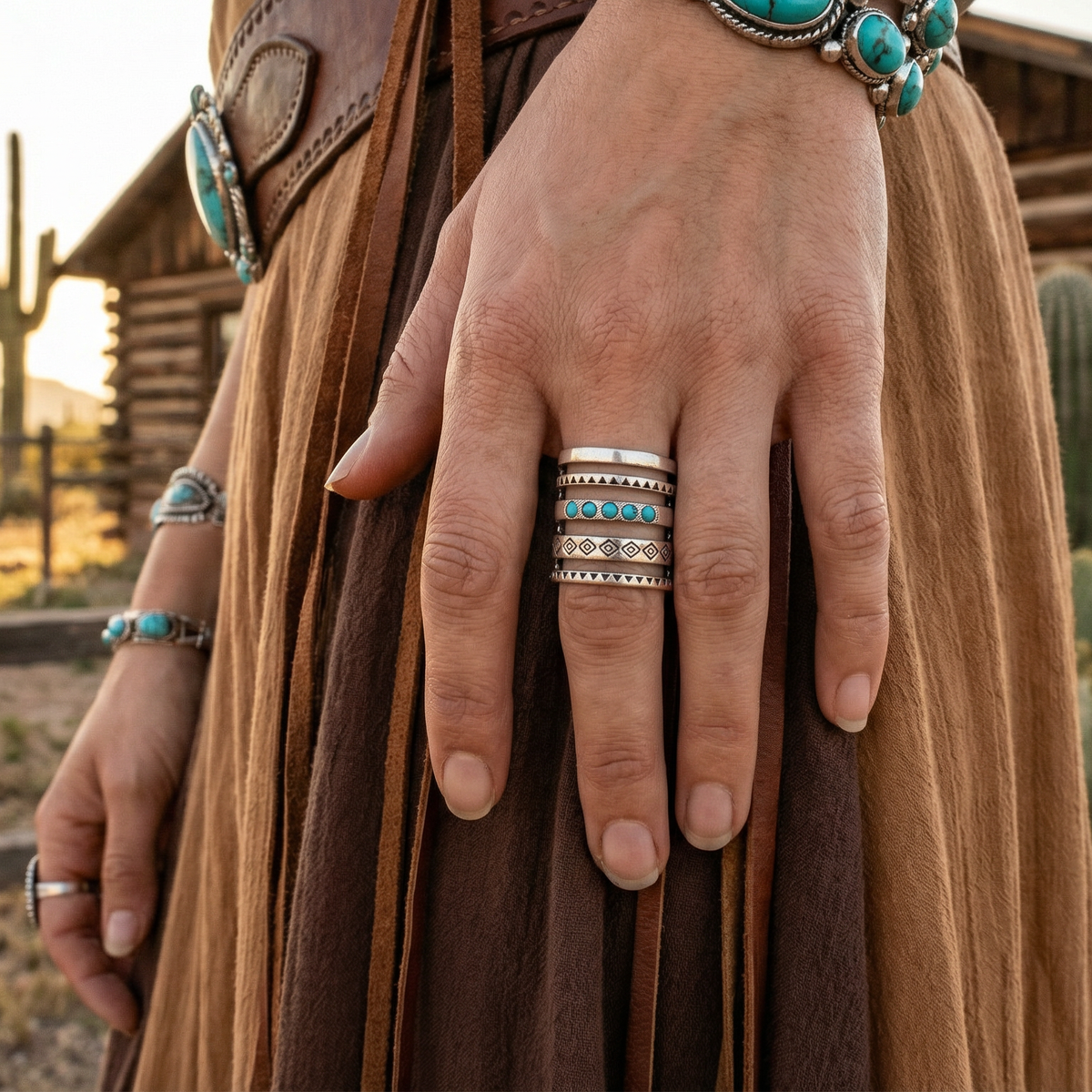 Multi Layer Stacking Design Ring