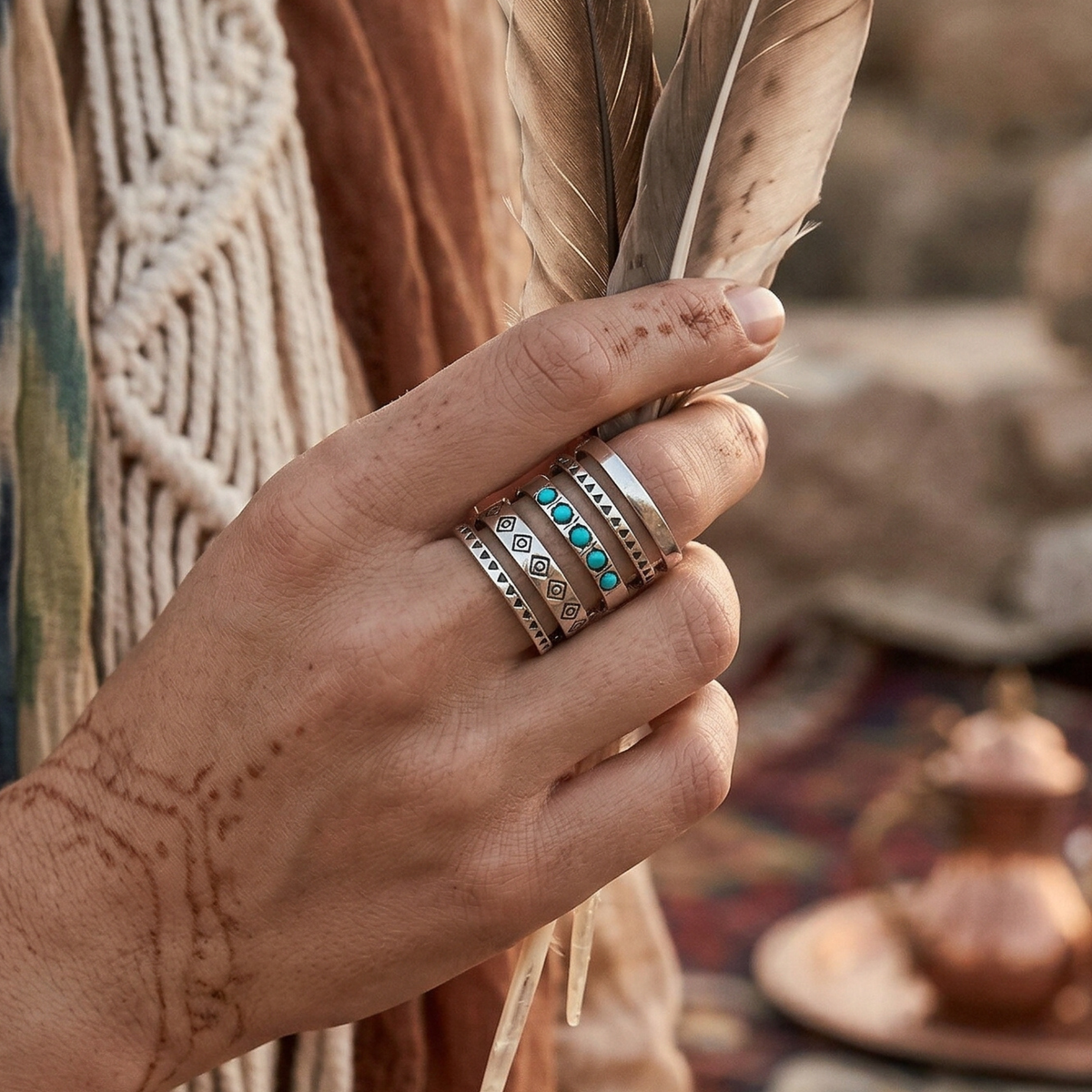 Turquoise Fidget Ring