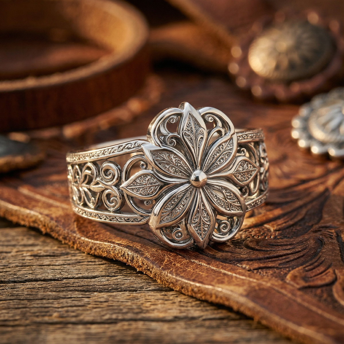 Wild Bloom Vintage Ring