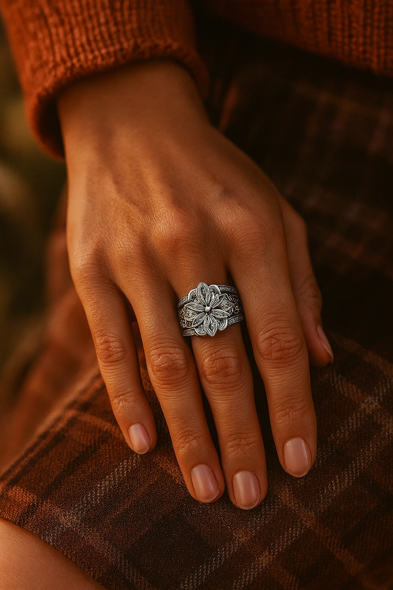 Wild Bloom Vintage Ring