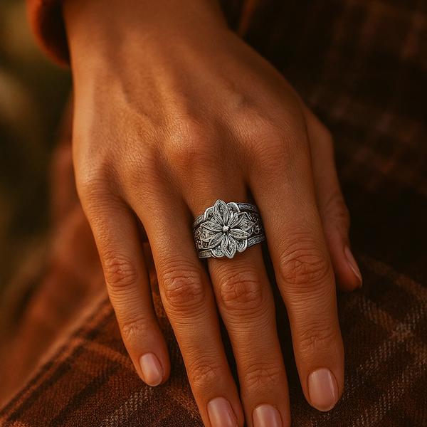Wild Bloom Vintage Ring