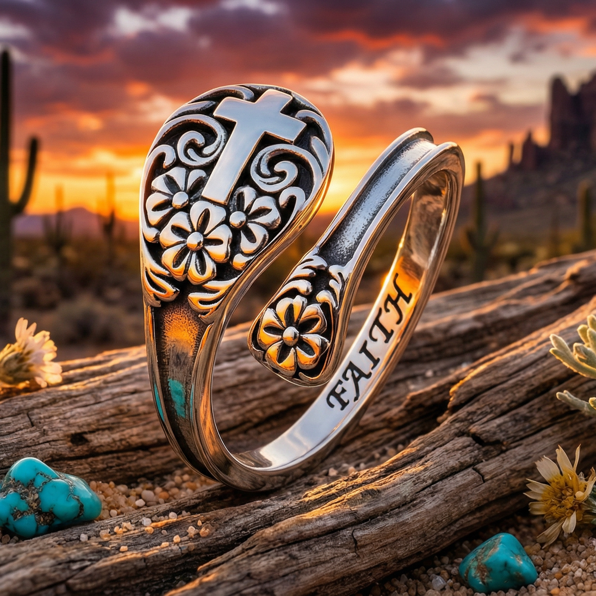 FAITH Engraving Ring