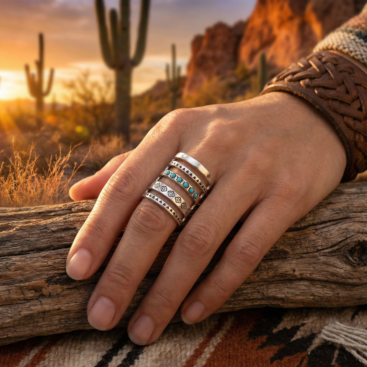 Multi Layer Stacking Design Ring