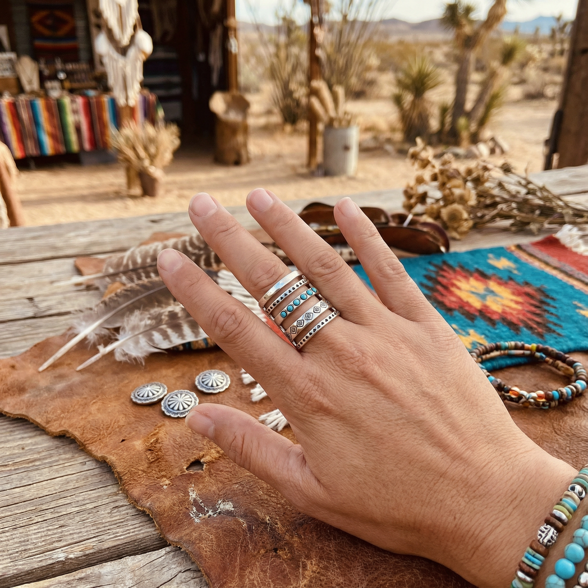 Multi Layer Stacking Design Ring