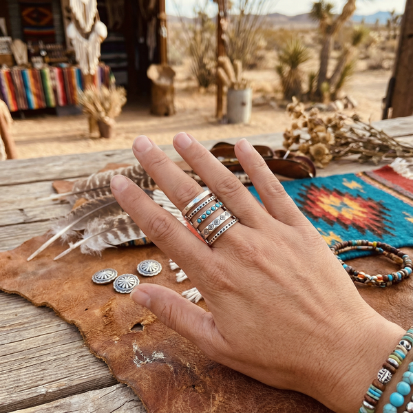 Multi Layer Stacking Design Ring