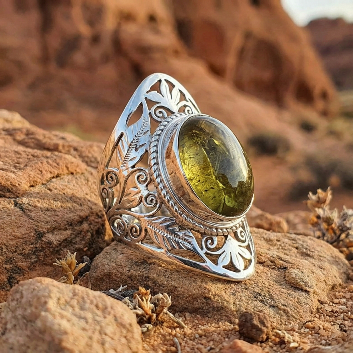 Canyon Breeze Butterfly Ring