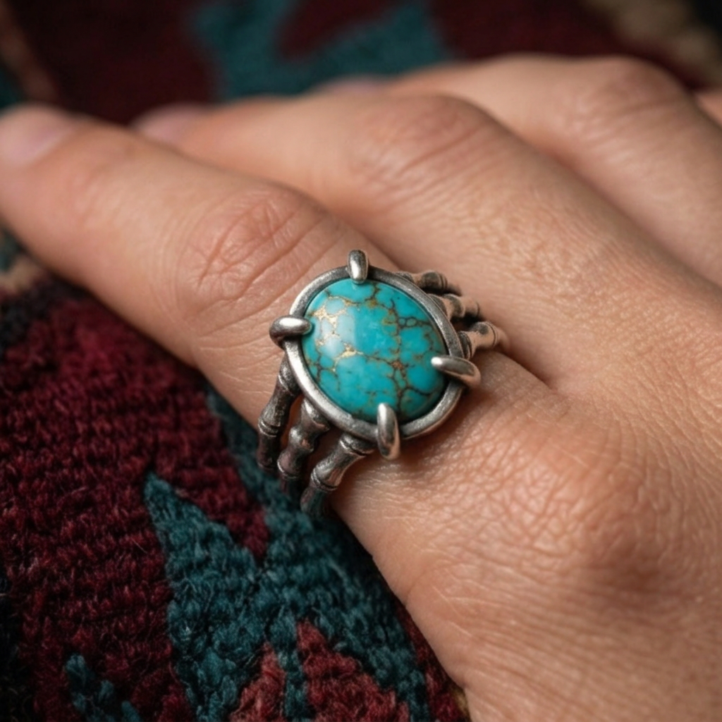 Turquoise Solitaire Ring