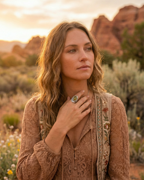Canyon Breeze Butterfly Ring