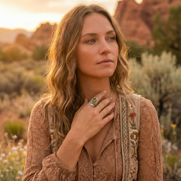 Canyon Breeze Butterfly Ring